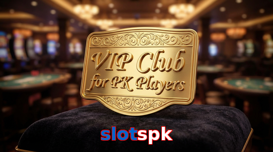 Main screen of Slotspk vip page for PK players